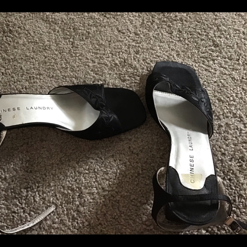 Dressy open toe heels